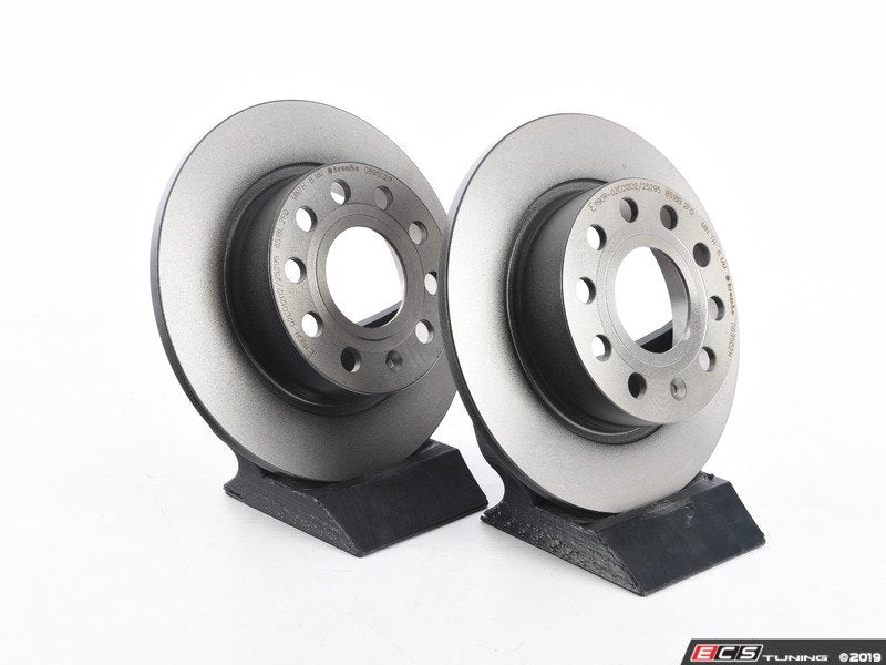 Rear UV Coated Brake Rotors - Pair (253x10)