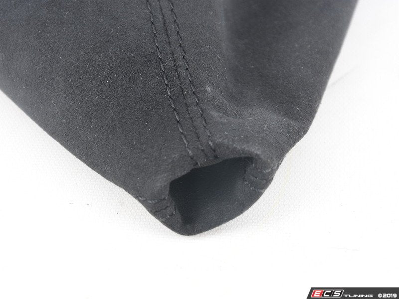 BFI Manual Alcantara Shift Boot - Black Stitching