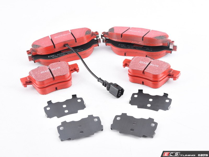 Front & Rear RedStuff Performance Brake Pad Kit