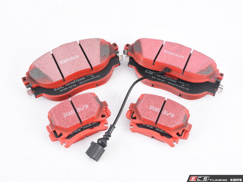 Front & Rear RedStuff Performance Brake Pad Set