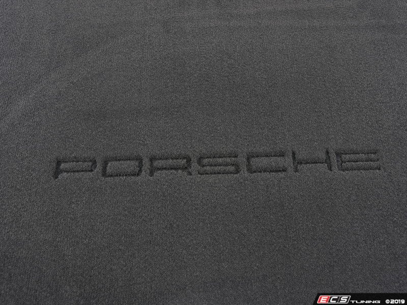 944 / 968 Porsche Script Floor Mat Set - Black