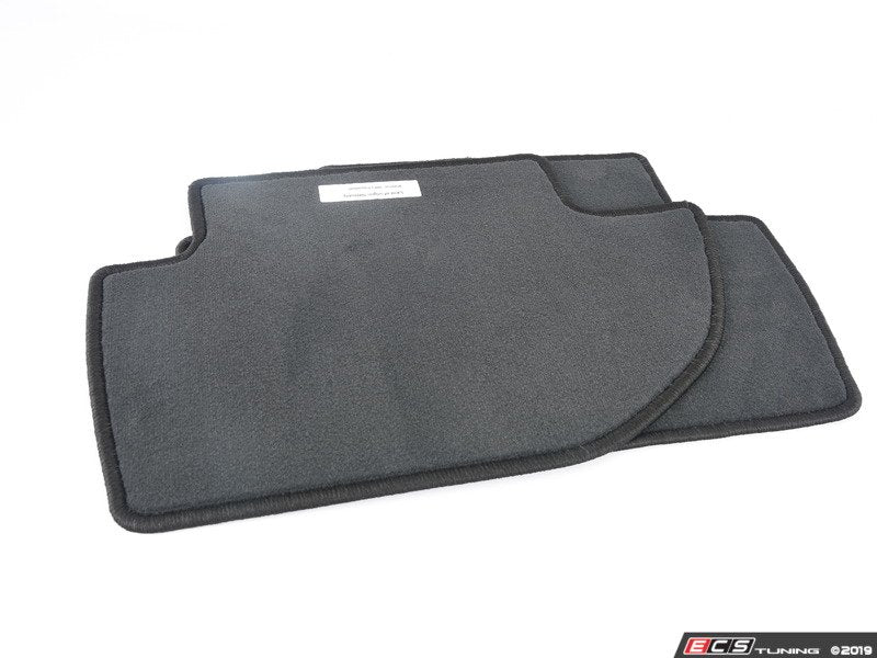 944 / 968 Porsche Script Floor Mat Set - Black