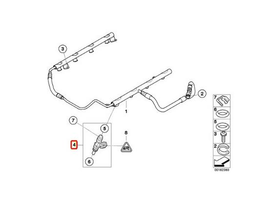 BMW Fuel Injector 13647838440