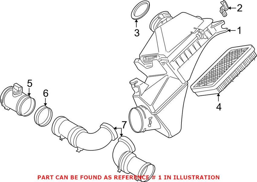 Air Filter and Housing Assembly – Driver Side