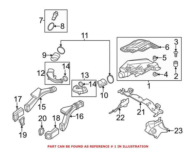 Air Filter and Housing Assembly – Driver Left