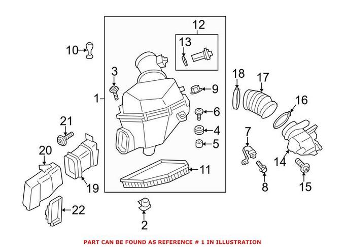 Air Filter and Housing Assembly – Driver Left