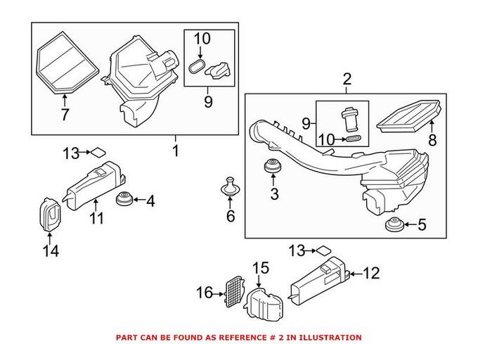 Air Filter and Housing Assembly – Driver Left