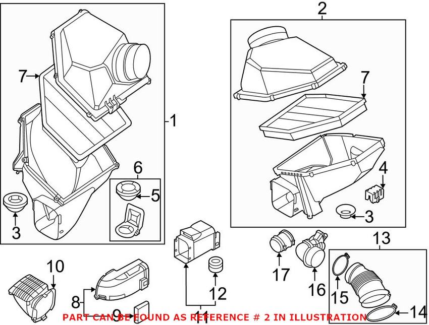 Air Filter and Housing Assembly – Driver Side