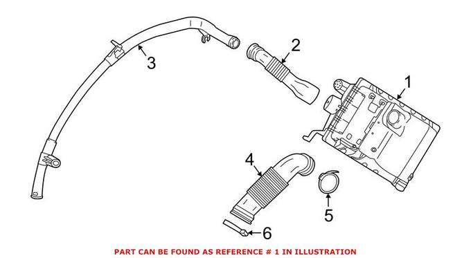 BMW Air Filter and Housing Assembly 13718603090