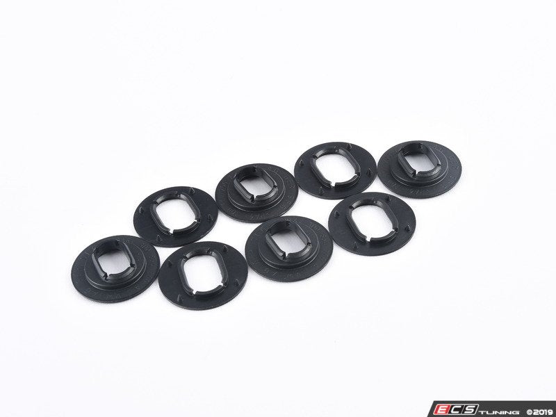 Oval Floor Mat Securing Hardware Set - Black