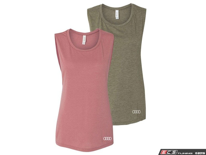 Flowy Muscle Tank - Ladies Medium - Mauve