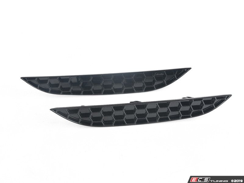 Gloss Black Honeycomb Rear Reflector Inserts