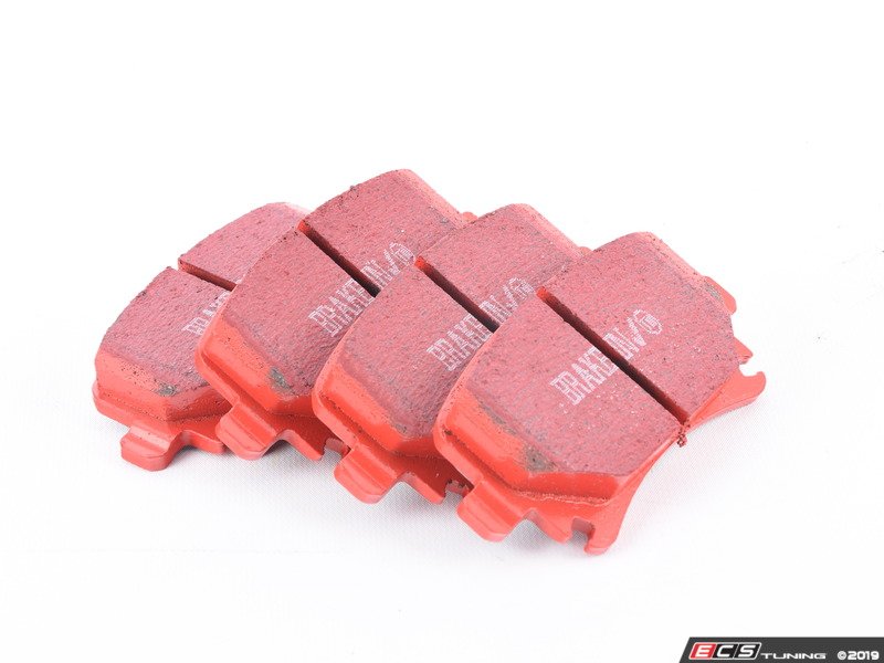 Front & Rear Brake Pad Kit - EBC RedStuff