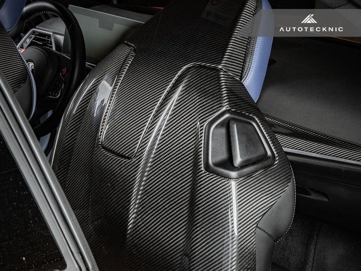 AutoTecknic G82 / G83 M4 Dry Carbon Full Seat Back Cover Set