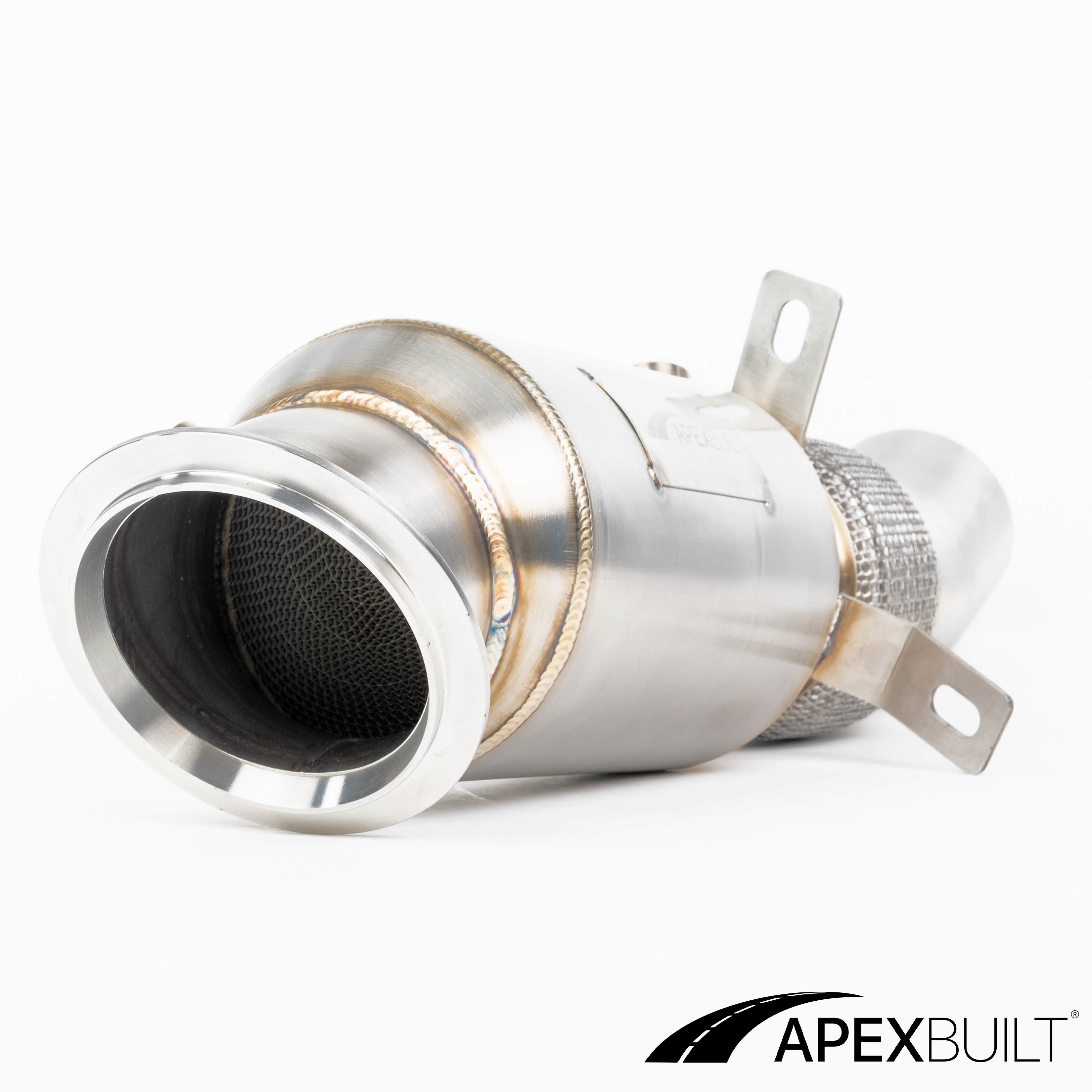 ApexBuilt® BMW F01/F06/F10/F15 N55 High-Flow Catted Downpipe (EWG/4")(2013-18)