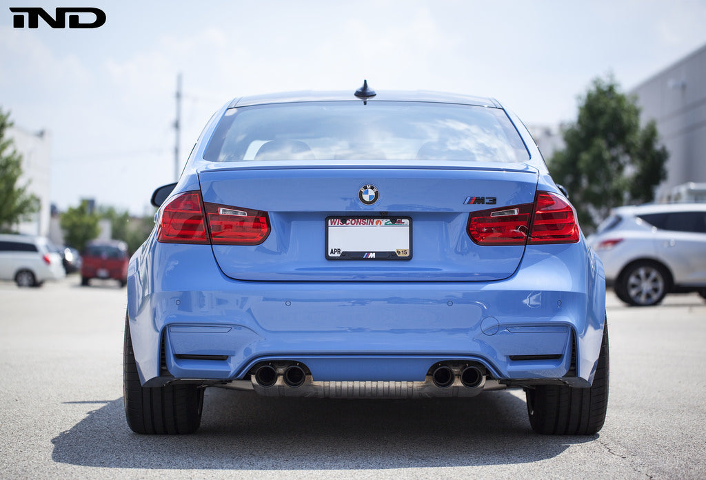 IND F80 M3 Painted Trunk Emblem - Matte Black