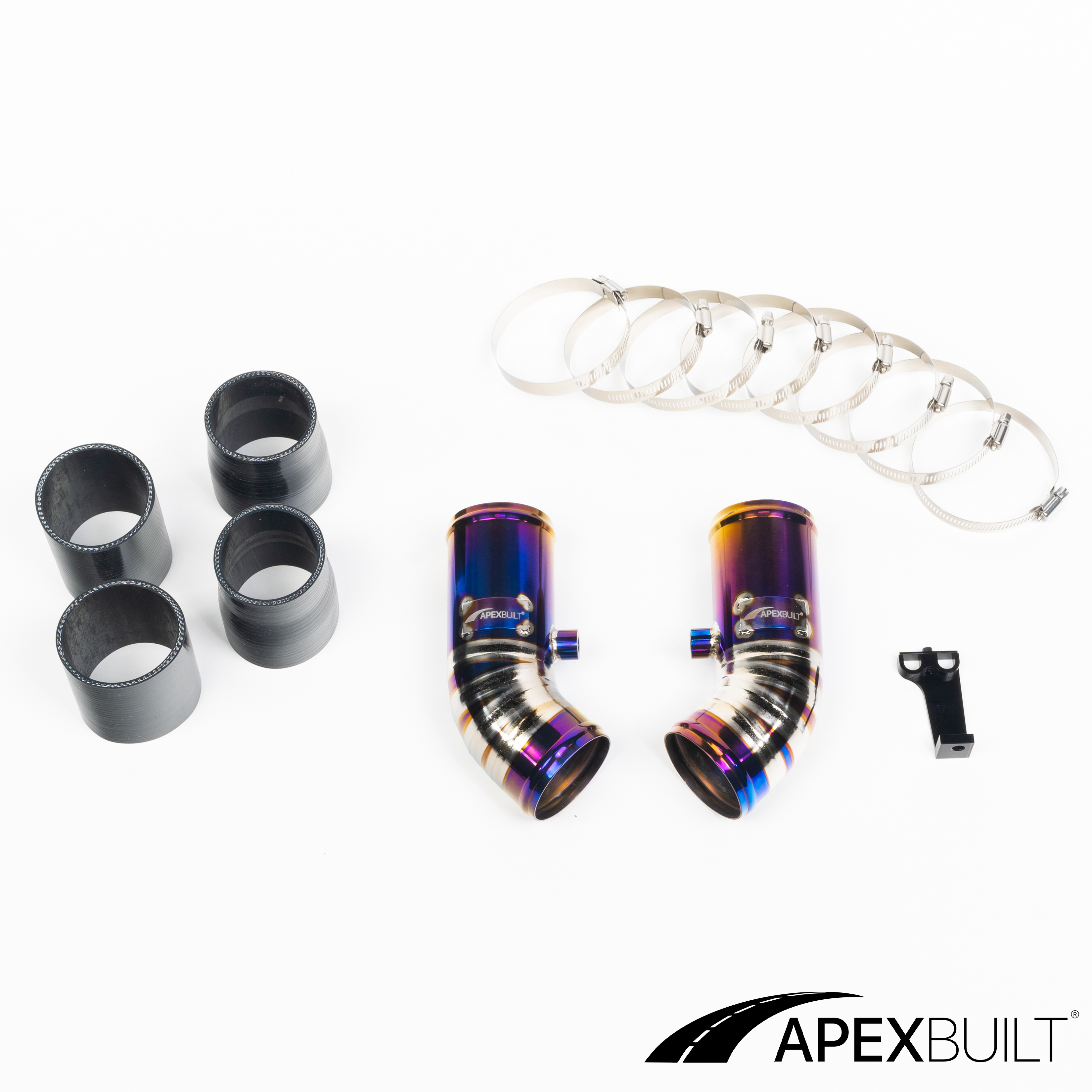 ApexBuilt® BMW F10 M5 & F06/F12/F13 M6 Titanium Charge Pipe Kit (S63TU, 2012-17)