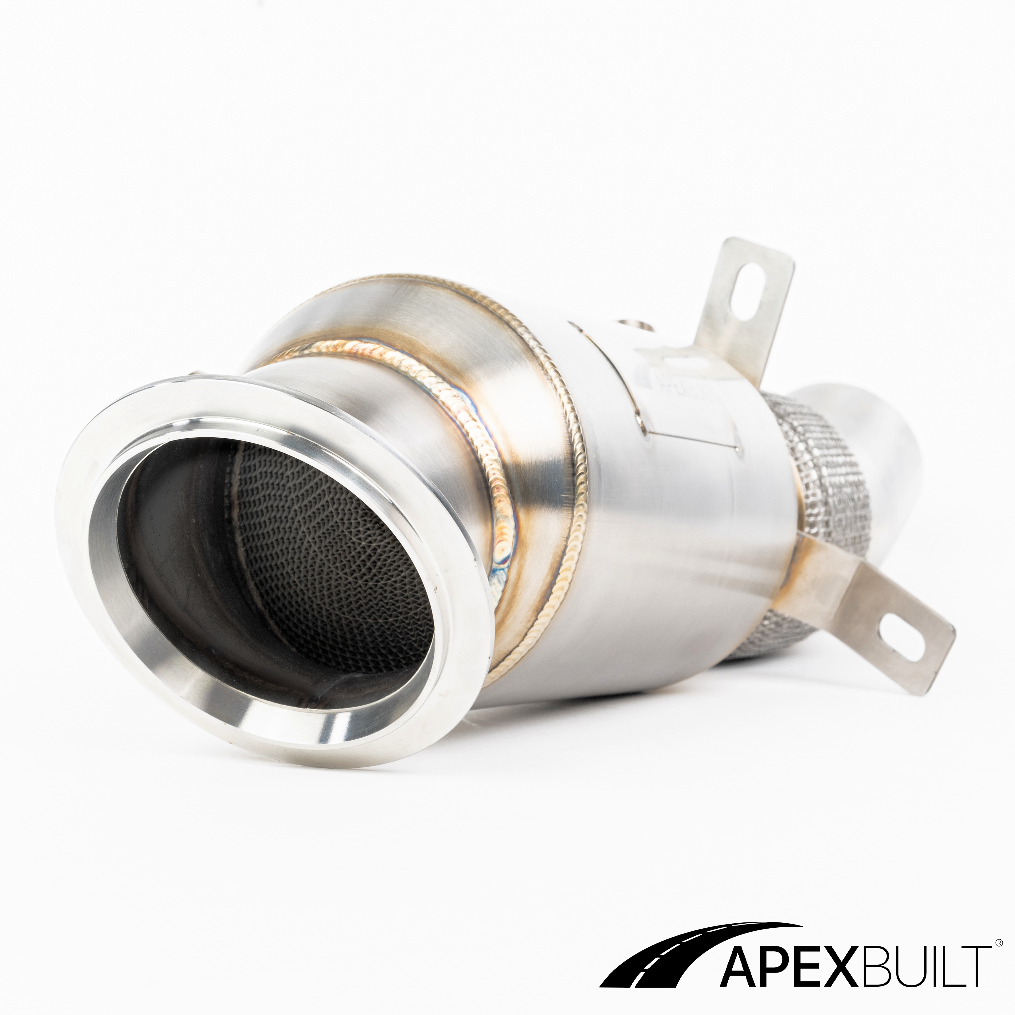 ApexBuilt® BMW F01/F06/F10/F15 N55 High-Flow Catted Downpipe (EWG/4")(2013-18)