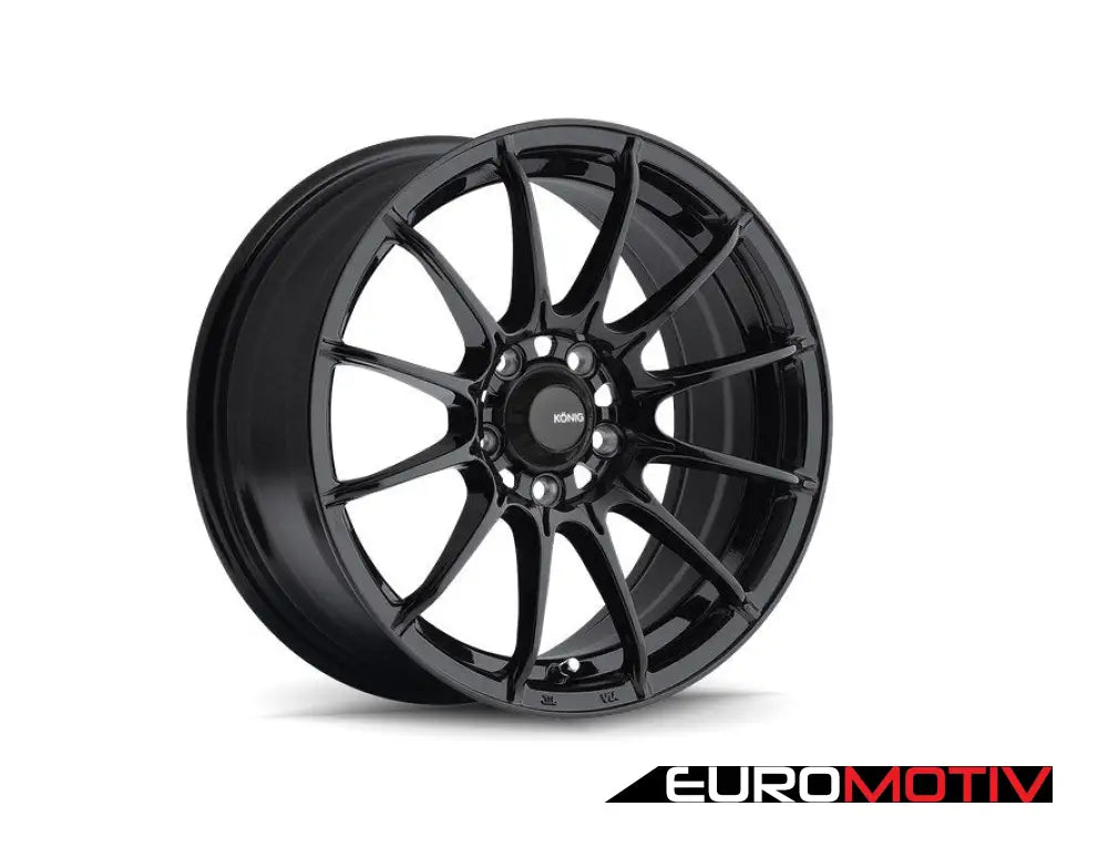 15’ Konig Dial Flow Formed Wheel Set - Gloss Black