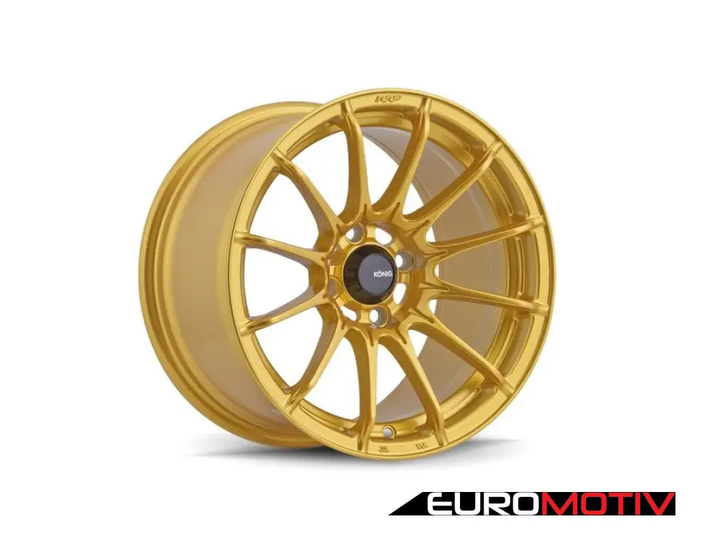 15’ Konig Dial Flow Formed Wheel Set - Gloss Gold