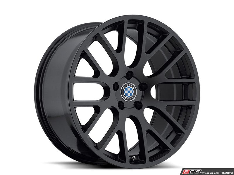 18" Beyern Spartan Square Wheel Set - Matte Black