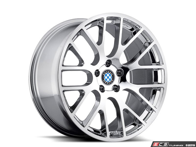 20" Beyern Spartan Square Wheel Set - Chrome