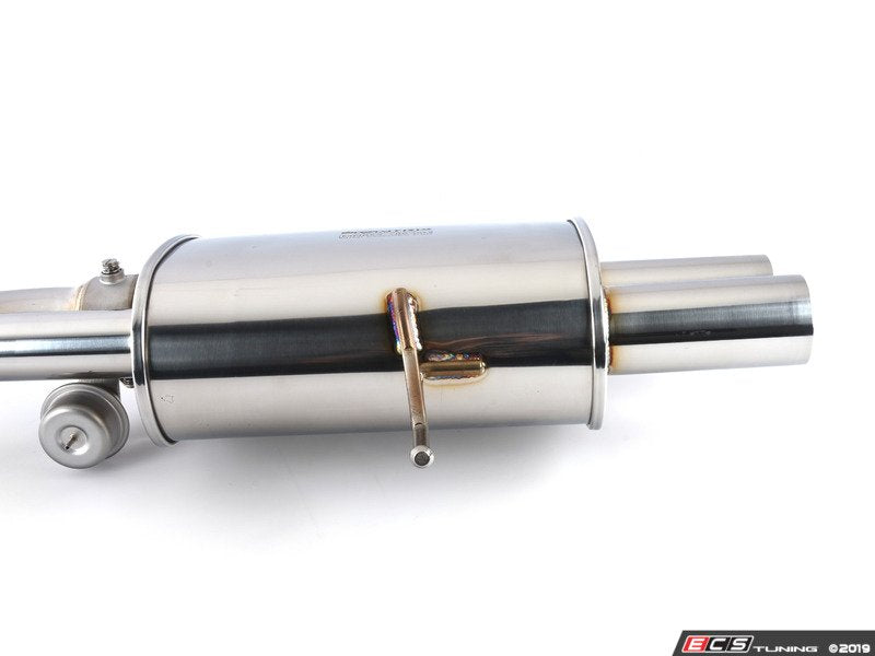 ARMYTRIX Stainless Steel Valvetronic Catback Exhaust System - Dual Chrome Silver Tips R56/R57/R58/R59