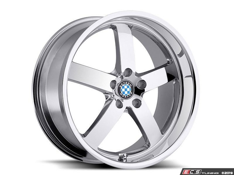 19" Beyern Rapp Square Wheel Set - Chrome