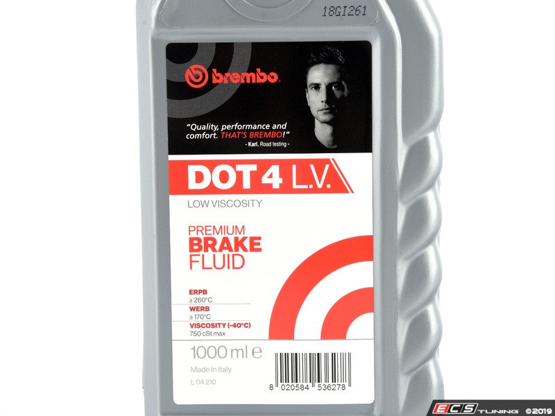 DOT 4 Low Viscosity Brake Fluid - 1 Liter