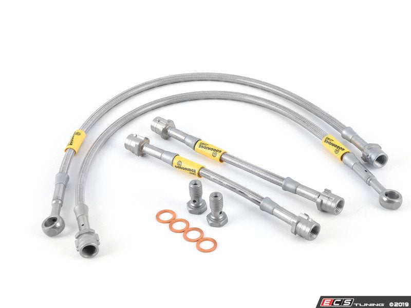 G-Stop Stainless Steel Brake Line Kit - Front & Mid Kit