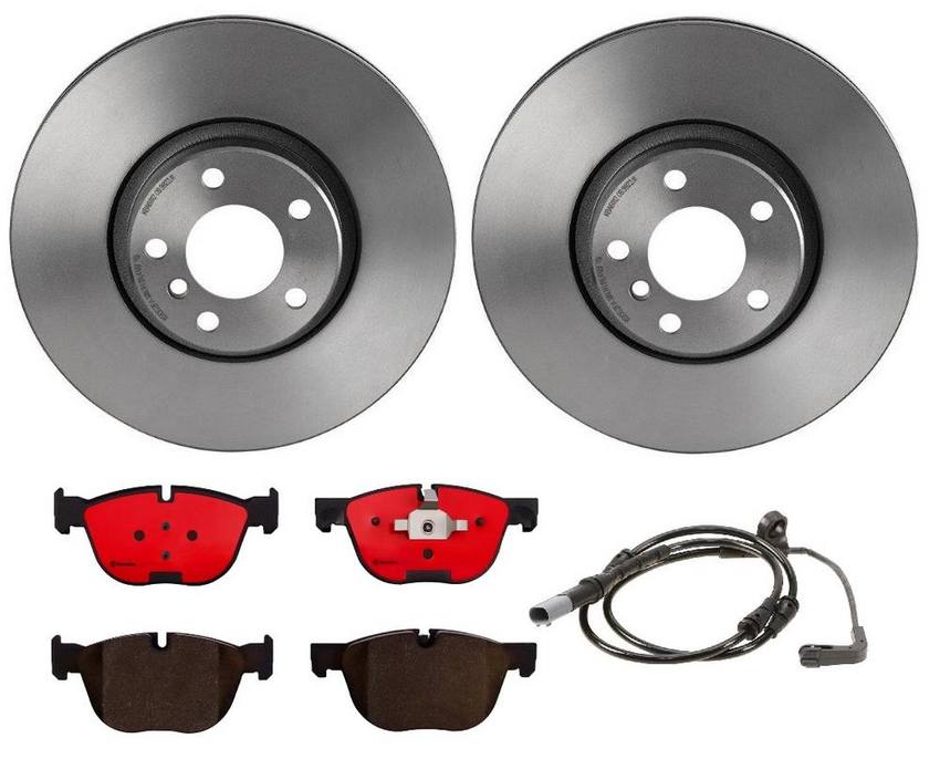 Brembo Brake Pads and Rotors Kit – Front (348mm) (Ceramic)