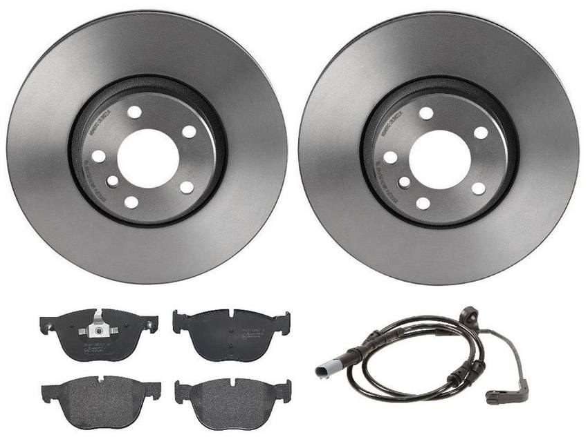 Brembo Brake Pads and Rotors Kit – Front (348mm) (Low-Met)