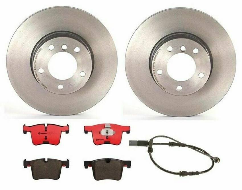 BMW Brembo Brake Kit – Pads and Rotors Front (312mm) (Ceramic) 34356792289 – Brembo 1514542KIT