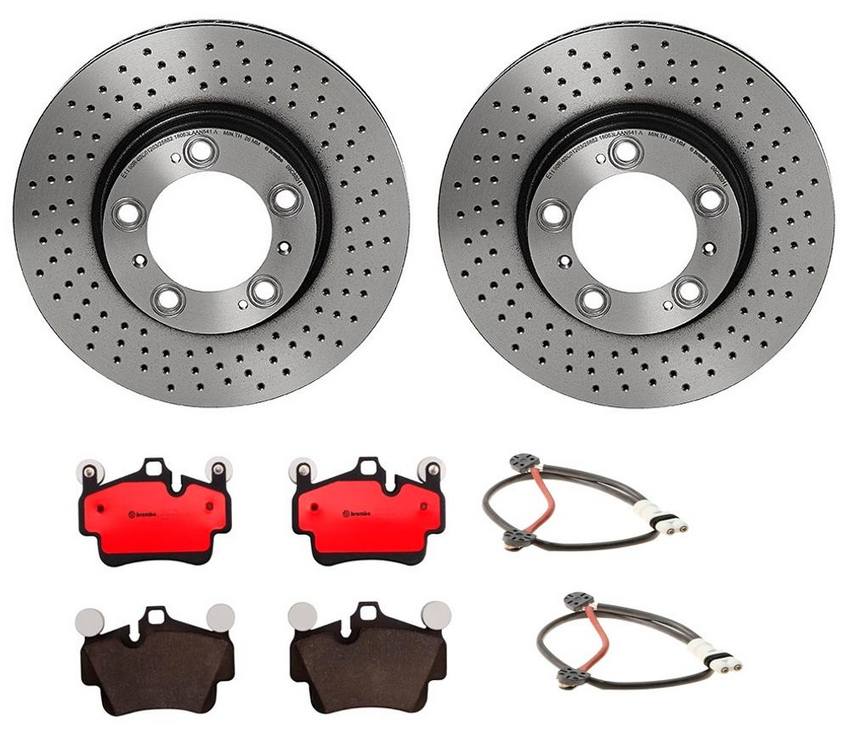 Brembo Brake Pads and Rotors Kit – Front (318mm) (Ceramic)