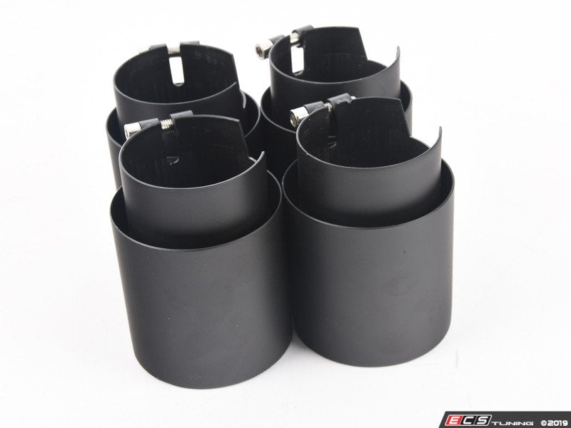 Active Autowerke Exhaust Tips - 90mm - Matte Black