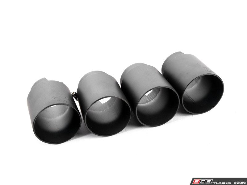 Active Autowerke Exhaust Tips - 90mm - Matte Black