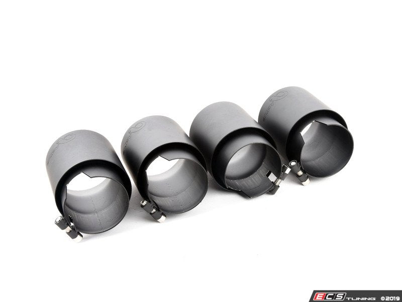 Active Autowerke Exhaust Tips - 90mm - Matte Black