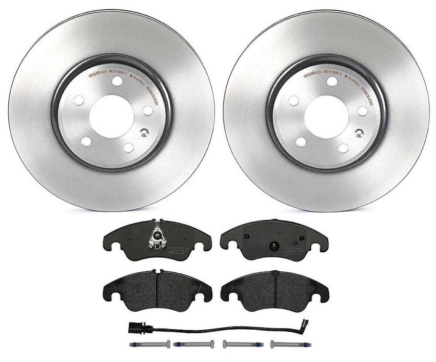 Audi Brake Kit – Pads and Rotors Front (320mm) (Low-Met) 8R0698151A – Brembo 1520810KIT