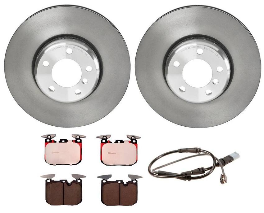 BMW Brembo Brake Kit – Pads and Rotors Front (340mm) (Ceramic) 34356792289 – Brembo 1522815KIT