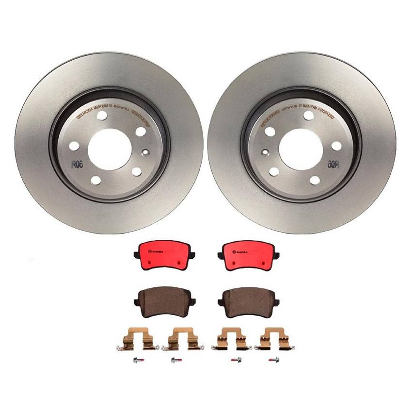 Audi Brembo Brake Kit – Pads and Rotors Rear (300mm) (Ceramic) 8K0698451G – Brembo 1524361KIT