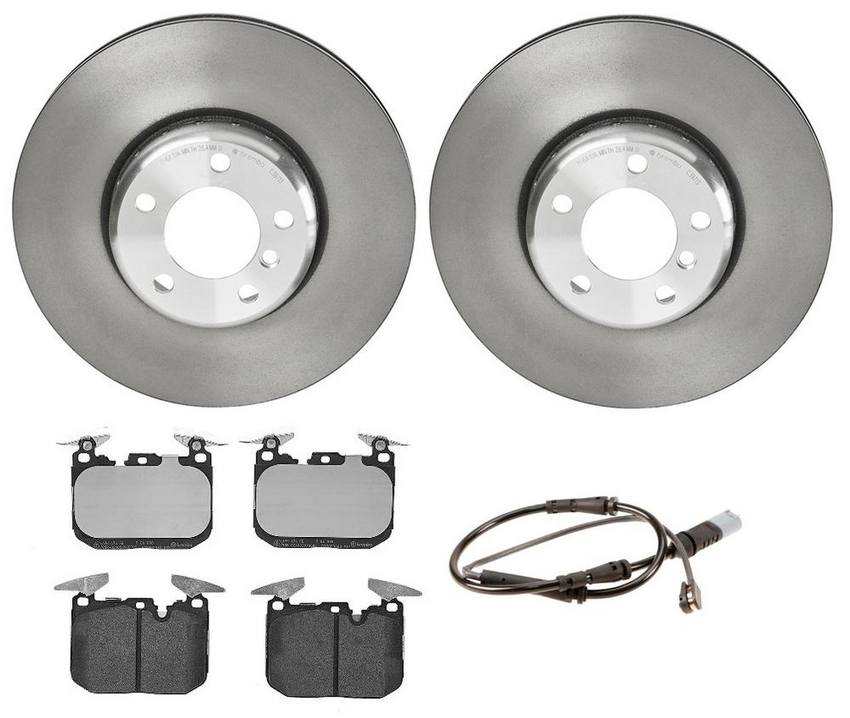 Brembo Brake Pads and Rotors Kit – Front (340mm) (Low-Met)