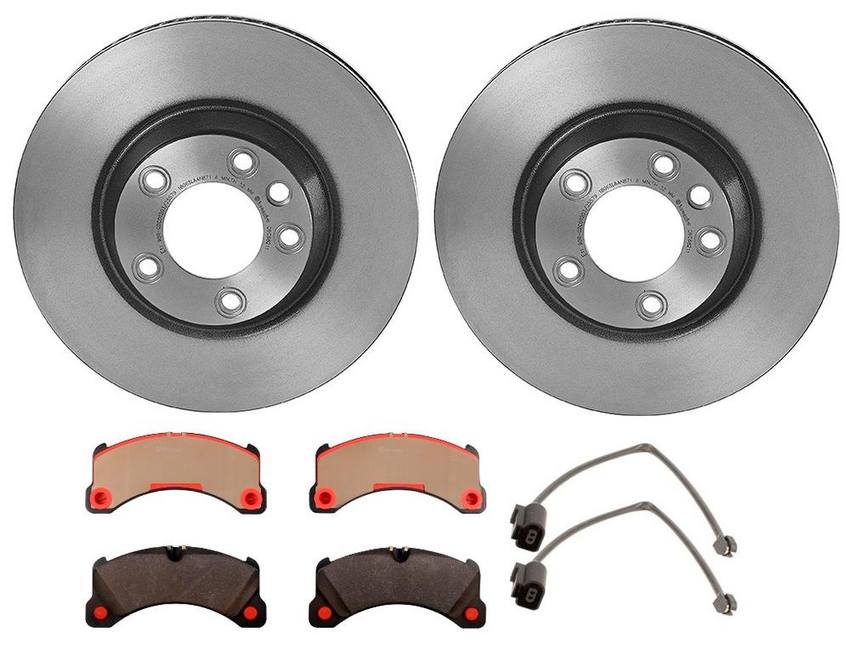 Porsche Brembo Brakes Kit – Pads and Rotors Front (350mm) (Ceramic) 7L8615302 – Brembo 1524714KIT