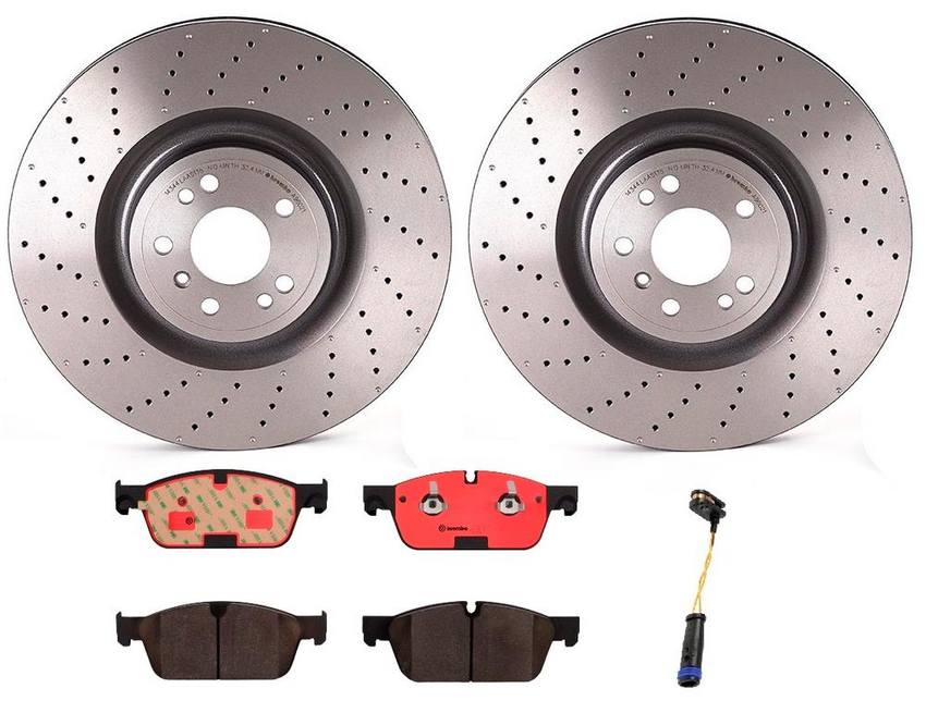 Brembo Brake Pads and Rotors Kit – Front (375mm) (Ceramic)