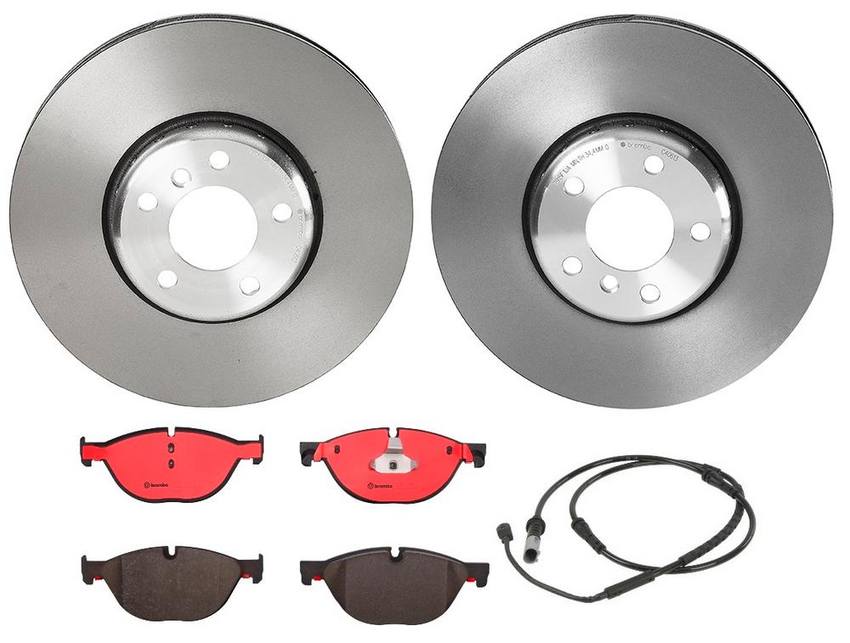 BMW Brembo Brake Kit – Pads and Rotors Front (348mm) (Ceramic) 34356791958 – Brembo 1526920KIT