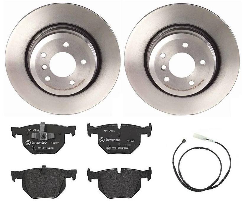 Brembo Brakes Kit – Pads and Rotors Rear (336mm) (Low-Met)