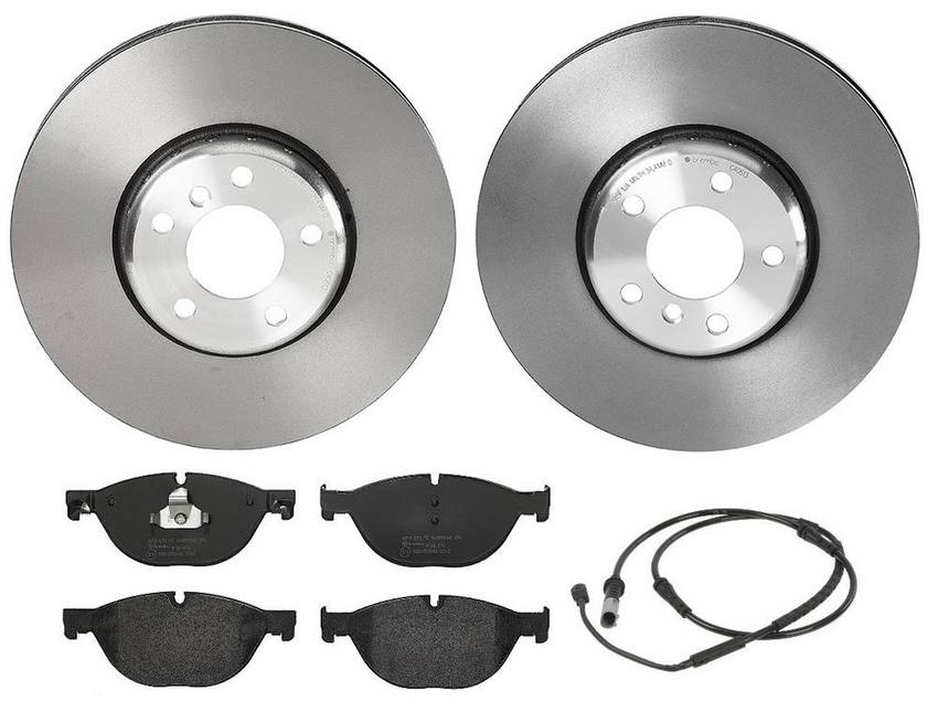 BMW Brembo Brake Kit – Pads and Rotors Front (348mm) (Low-Met) 34356791958 – Brembo 1526954KIT