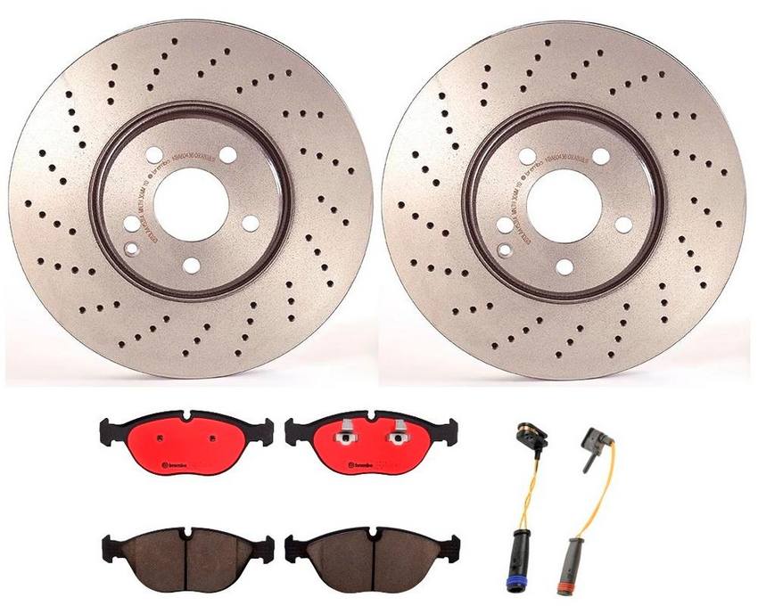 Brembo Brake Pads and Rotors Kit – Front (330mm) (Ceramic)