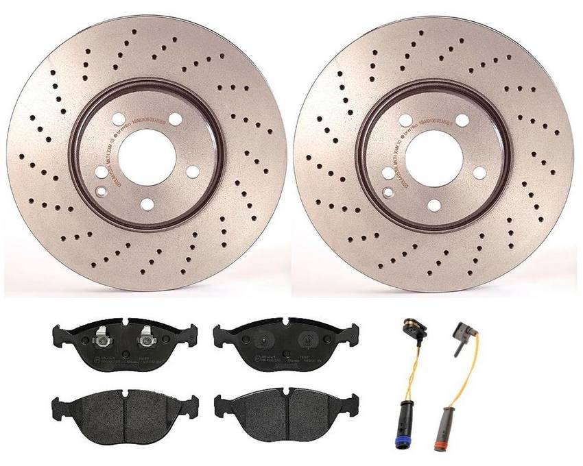 Mercedes Brakes Kit – Brembo Pads and Rotors Front (330mm) (Low-Met) 220421181264 – Brembo 1527052KIT