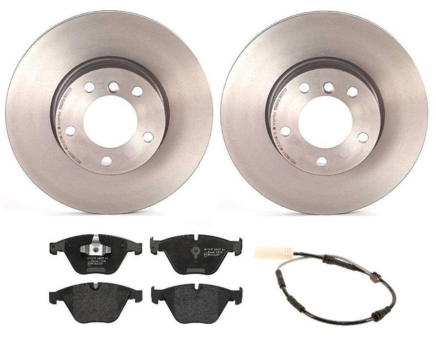 Brembo Brake Pads and Rotors Kit – Front (312mm) (Low-Met)