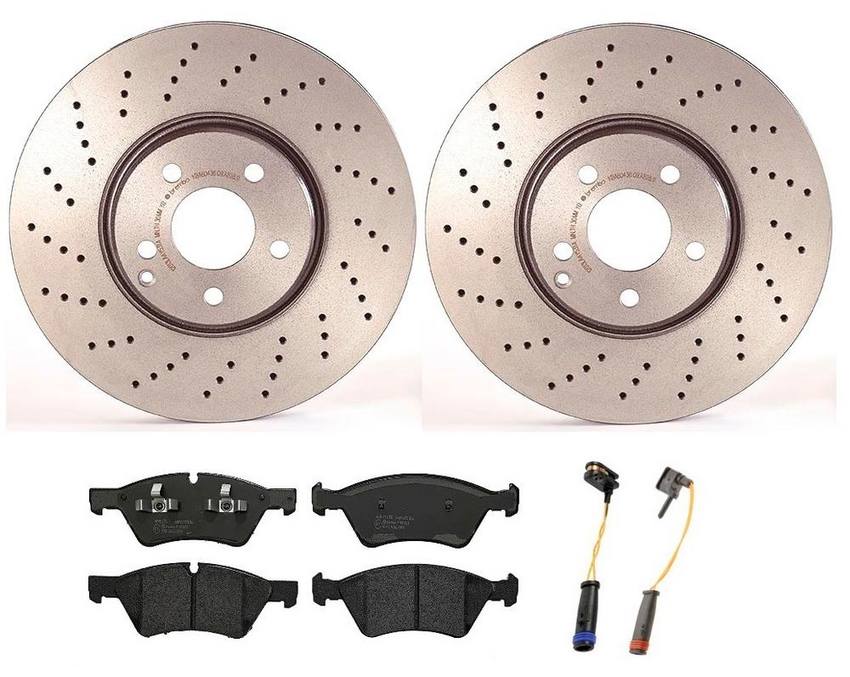 Brembo Brake Pads and Rotors Kit – Front (330mm) (Low-Met)